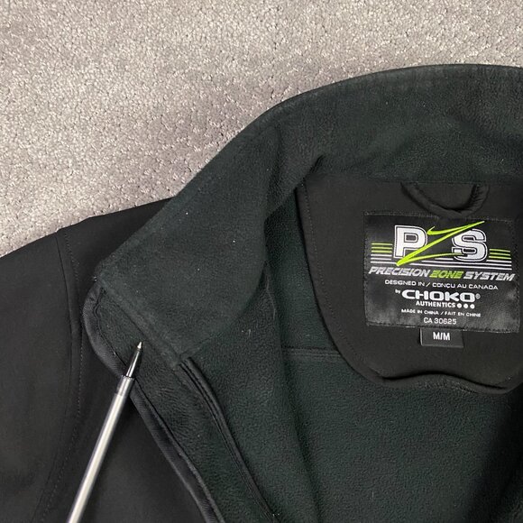 Mitsubishi Motors Soft Shell Jacket Men's Medium Black Choko PZS Precision Zone - Picture 8 of 11